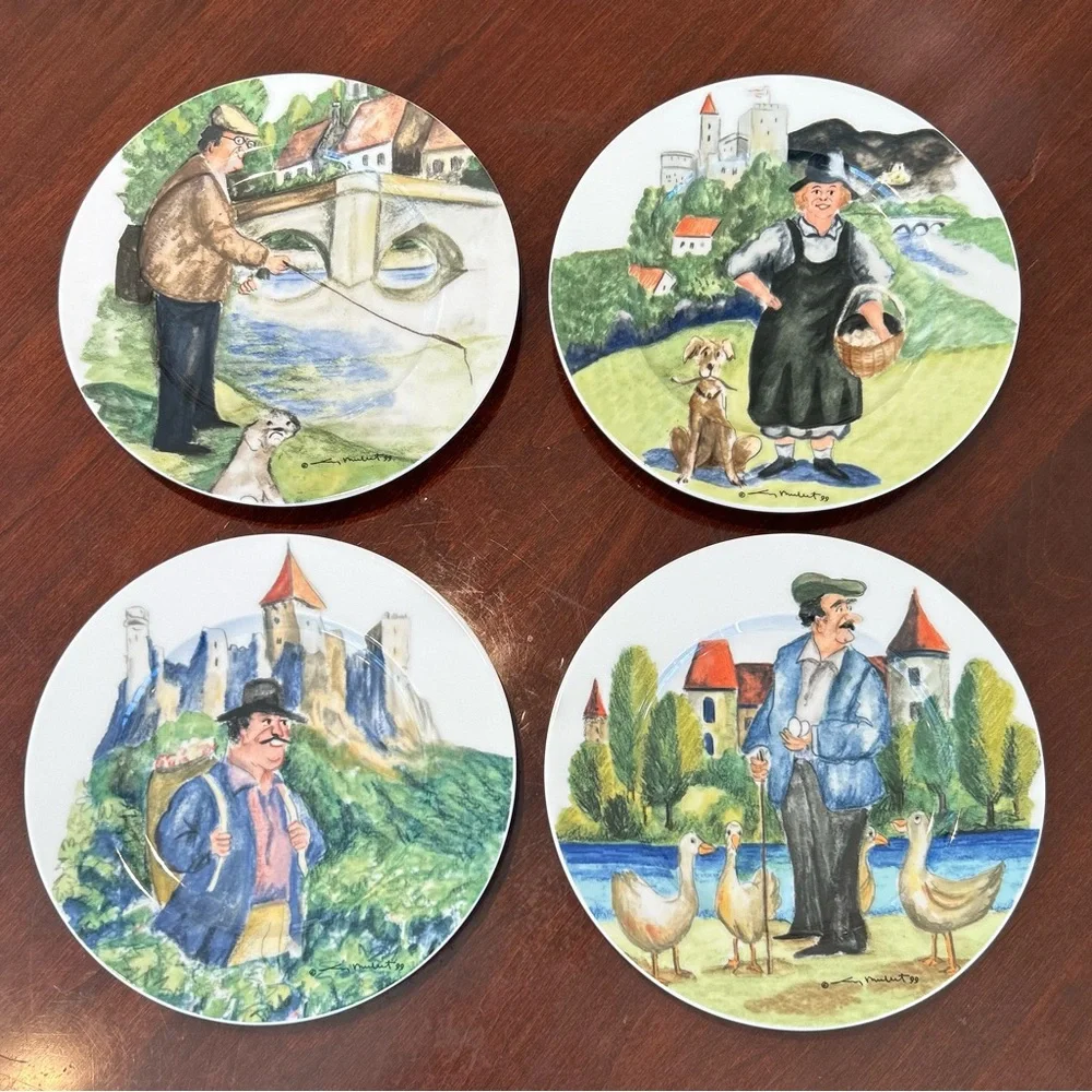 4 Perigord by Guy Buffet for Williams Sonoma French Country Scenes 8